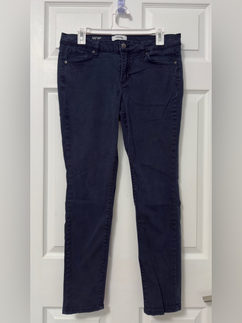 Sonoma Women's Dark Navy Skinny Jeans